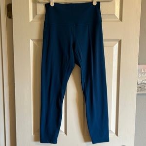 Lululemon Align Leggings. Teal blue. Size 8.